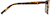Side view of Rectangle Glasses 636525 in Tortoiseshell thumbnail