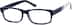 Rectangle Glasses 637016 in Blue