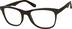 Square Glasses 637215 in Brown