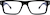 Front view of Midnight Riff 639021 in Black thumbnail