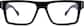 Front view of Midnight Riff Glasses 639021 in Black thumbnail