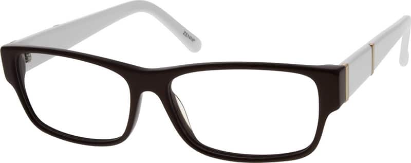 Brown Rectangle Glasses #639415 | Zenni Optical