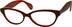 Cat-Eye Glasses 639715 in Red