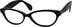 Cat-Eye Glasses 639721 in Black