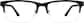 Front view without clip-on of Rectangle Magnetic Snap-On Set 640421 in Black thumbnail