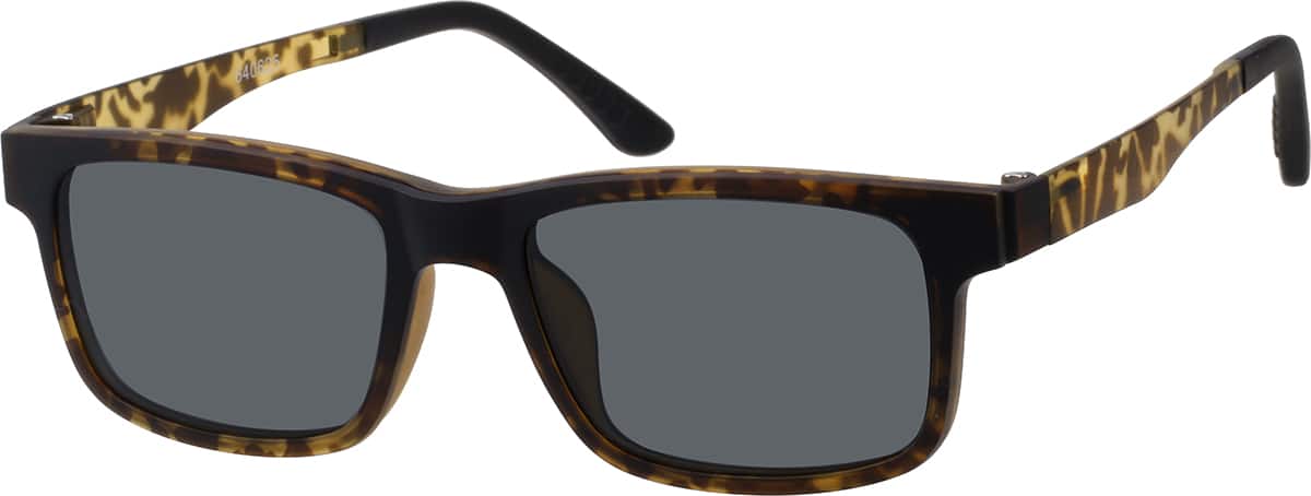 スカジャン ブラック サテン LOS INJOGERNABLES Black Rectangle Magnetic Snap-On Set #640621 | Zenni Optical