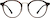 Front view without clip-on of Round Magnetic Snap-On Set 640825 in Tortoiseshell thumbnail