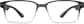 Front view without clip-on of Rectangle Magnetic Snap-On Set 6498912 in Gray thumbnail