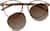 Front view of Round Clip-On Set 6499925 in Tortoiseshell thumbnail