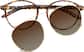 Front view of Round Clip-On Set 6499925 in Tortoiseshell thumbnail