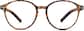 Front view without clip-on of Round Clip-On Set 6499925 in Tortoiseshell thumbnail