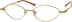 Geometric Glasses 650214 in Gold