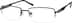 Rectangle Glasses 650512 in Gray