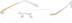 Rimless Glasses 653930 in White