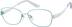 Oval Glasses 654716 in Blue