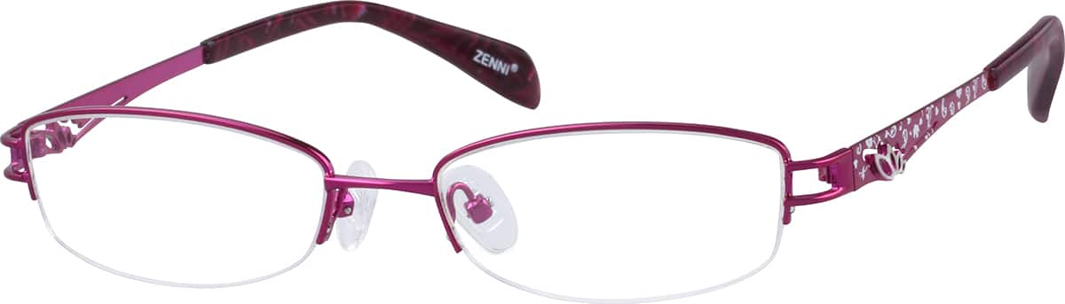 Pink Rectangle Glasses #655719 | Zenni Optical Pink Rectangle Glasses #655719 | Zenni Optical