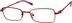 Kids’ Rectangle Glasses 656518 in Red