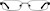Front view of Kids’ Rectangle Glasses 657021 in Black thumbnail