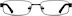 Kids’ Rectangle Glasses 657021 in Black