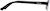 Side view of Kids’ Rectangle Glasses 657021 in Black thumbnail