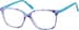 Square Glasses 660716 in Blue