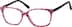Square Glasses 660718 in Red