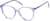 Angle view of Round Glasses 662817 in Purple thumbnail