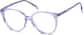 Angle view of Round Glasses 662817 in Purple thumbnail