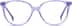 Round Glasses 662817 in Purple