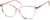 Angle view of Round Glasses 662819 in Pink thumbnail