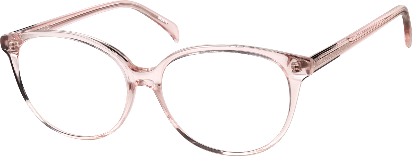 Angle view of Round Glasses 662819 in Pink