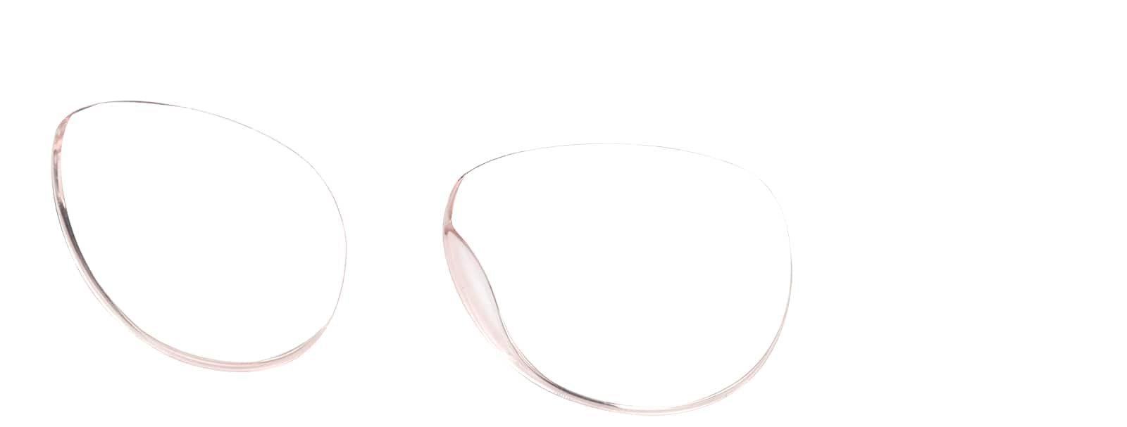 Angle view of Round Glasses 662819 in Pink