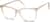 Angle view of Square Glasses 662915 in Brown thumbnail