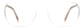 Front view of Square Glasses 662915 in Tawny thumbnail