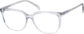 Angle view of Square Glasses 662916 in Mist/Blue thumbnail
