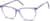 Angle view of Square Glasses 662917 in Purple thumbnail