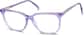 Angle view of Square Glasses 662917 in Purple thumbnail
