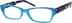 Rectangle Glasses 663016 in Blue