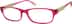 Rectangle Glasses 663517 in Pink