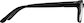 Side view of Rectangle Glasses 663621 in Black thumbnail