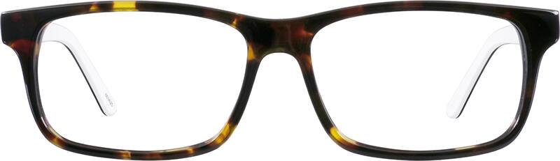 Black Rectangle Glasses #663621 | Zenni Optical