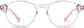 Front view of Kids’ Round Glasses 663723 in Clear thumbnail