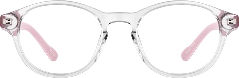Clear Kids’ Round Glasses