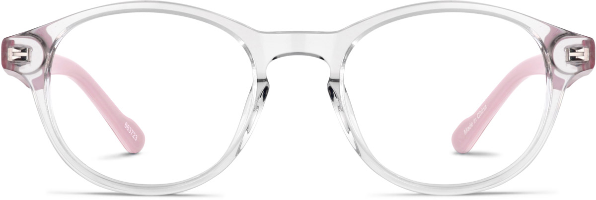 Clear Kids’ Round Glasses