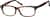 Angle view of Rectangle Glasses 665125 in Tortoiseshell thumbnail
