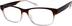 Square Glasses 665615 in Brown