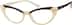 Cat-Eye Glasses 665932 in Cream