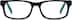 Kids’ Rectangle Glasses 667521 in Black