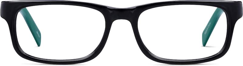 Black Kids’ Rectangle Glasses