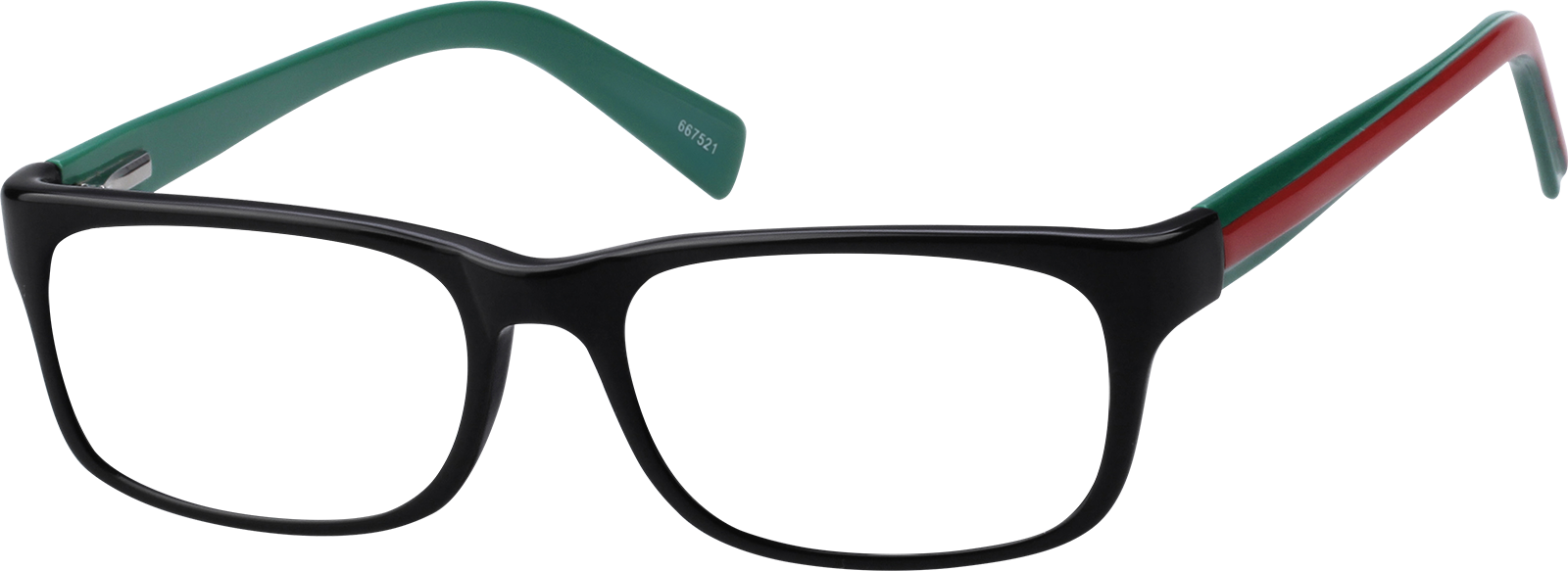 Black Kids' Rectangle Glasses #667521 | Zenni Optical